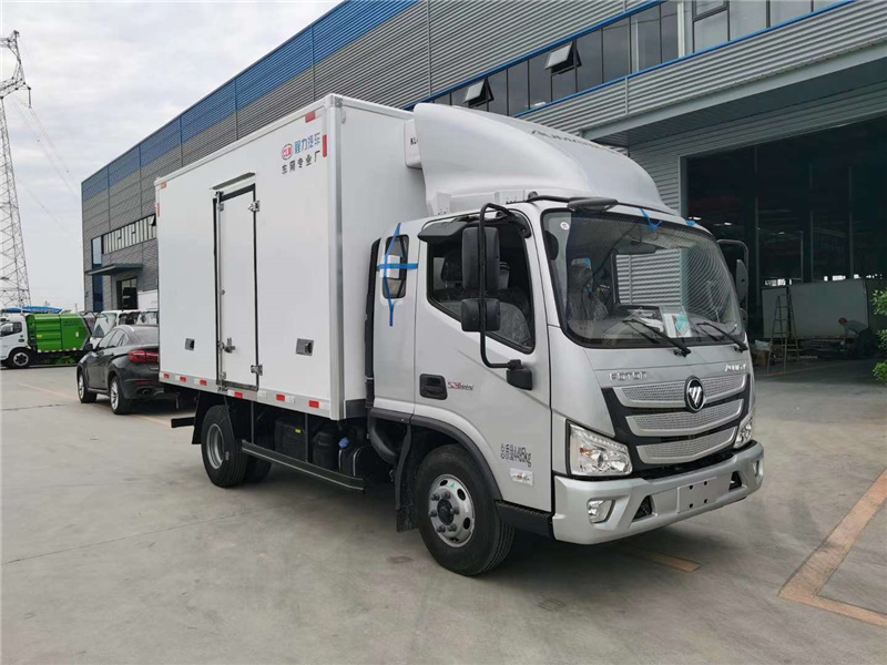 國六福田歐馬可S1排半冷藏車4.2米